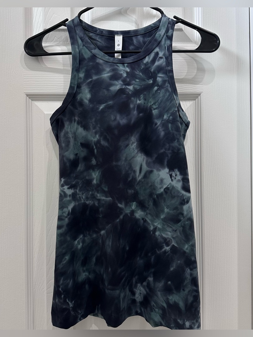 Lululemon Align Hip-length Racerback Diamond Dye Tidewater Teal Size 6-NWT